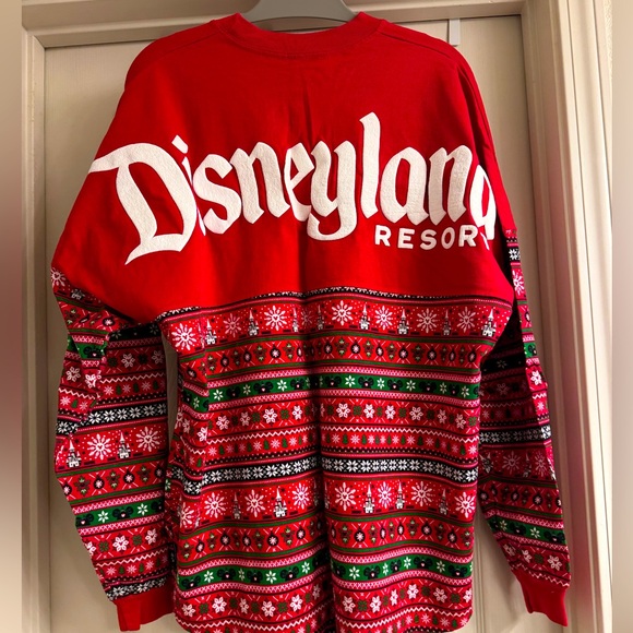 DISNEYLAND Christmas Sweater Spirit Jersey like new size large - Picture 1 of 7